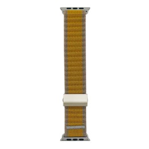 Nettech Apple Watch Series 10 46 mm Uyumlu Kumaş Kordon (Gold) NT-112449
