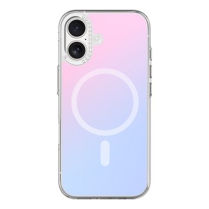 Nettech Apple iPhone 17 Uyumlu NT-N093 Diamond Arka Koruma Kılıf (Gökkuşağı) NT-114903