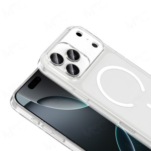 Nettech Apple iPhone 17 Pro Max Uyumlu NT-N096 Arka Koruma Kılıf (Beyaz) NT-114999