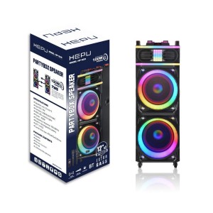 Hepu HP-928 Valiz Party Box Kablosuz Hoparlör - Speaker (Siyah) NT-115901