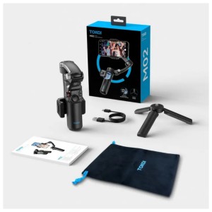 Tokqı M02 Telefon Gimbal Telefon Sabitleyici (Siyah) NT-115934