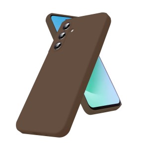 Nettech Samsung Galaxy S25 FE Uyumlu Nano Arka Koruma Kılıf (Kahverengi) NT-116019