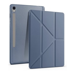 Nettech Samsung Galaxy Tab S10 FE Plus Uyumlu Premium Smart 360 Kalem Yuvalı Kapaklı Kılıf (Mavi) NT-115983