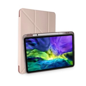 Nettech Samsung Galaxy A9 Plus X210 Uyumlu Premium Smart 360 Kalem Yuvalı Kapaklı Kılıf (Pembe) NT-115981