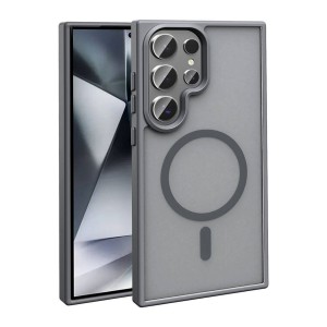 Nettech Samsung Galaxy S22 Ultra Uyumlu NT-N085 Arka Koruma Kılıf (Gri) NT-114246
