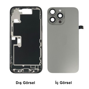 Teknonet Apple iPhone 16 Pro Uyumlu Dolu Kasa (Natural) NT-116324