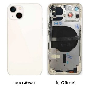 Teknonet Apple iPhone 13 Uyumlu Boş Kasa (Beyaz) NT-116333