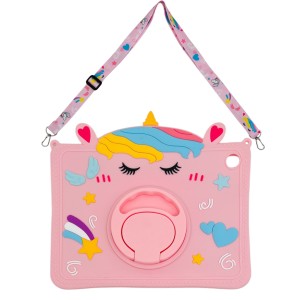 Nettech Samsung Galaxy A8 Uyumlu Maskot Seri Arka Koruma (Pembe) NT-116383