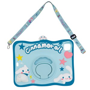 Nettech Apple iPad Pro 11 2024 Uyumlu Maskot Rabbit Seri Arka Koruma (Mavi) NT-116378