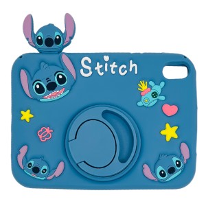 Nettech Apple iPad 10 Nesil 10.9 2022 Uyumlu Stitch Seri Arka Koruma (Mavi) NT-116360