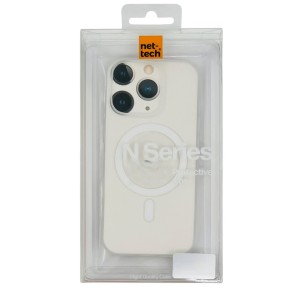 Nettech Apple iPhone 16 Pro Uyumlu NT-N103 Arka Koruma Kılıf (Beyaz) NT-115667