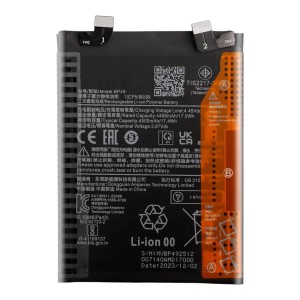 Teknonet Xiaomi Poco F4 Uyumlu Teknonet 4500 mAh Batarya (Siyah) NT-116402