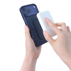 Nettech Apple iPhone 17 Pro Uyumlu NT-N095 Standlı Kartlık Arka Koruma Kılıf (Lacivert) NT-114976