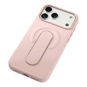 Nettech Apple iPhone 17 Pro Uyumlu NT-N095 Standlı Kartlık Arka Koruma Kılıf (Pembe) NT-114975
