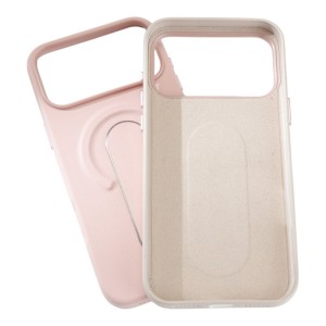 Nettech Apple iPhone 17 Pro Uyumlu NT-N095 Standlı Kartlık Arka Koruma Kılıf (Pembe) NT-114975