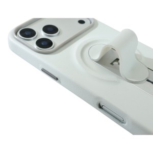 Nettech Apple iPhone 17 Pro Uyumlu NT-N095 Standlı Kartlık Arka Koruma Kılıf (Beyaz) NT-114974