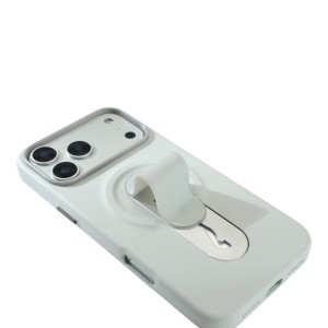 Nettech Apple iPhone 17 Pro Uyumlu NT-N095 Standlı Kartlık Arka Koruma Kılıf (Beyaz) NT-114974