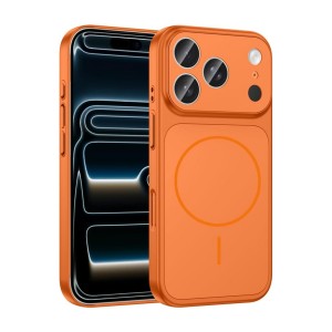 Nettech Apple iPhone 14 Pro Max Uyumlu NT-N102 Arka Koruma Kılıf (Turuncu) NT-116622