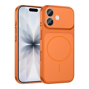 Nettech Apple iPhone 16 Uyumlu NT-N102 Arka Koruma Kılıf (Turuncu) NT-116626