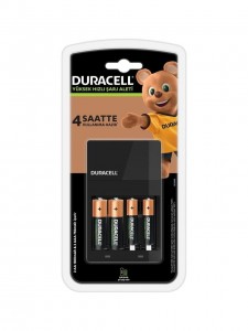 Duracell Şarj Edilebilir Pil 1300 mAh ve 750 mAh Şarj Aleti (Siyah) NT-116632