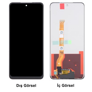 Teknonet Realme C65 Uyumlu Org Lcd+Dokunmatik (Siyah) NT-112247