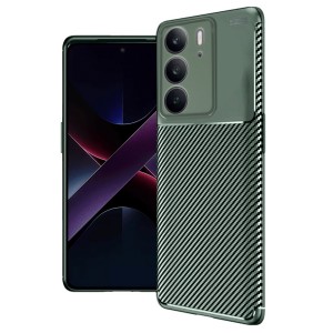 Nettech Realme C75 Uyumlu Focus Seri Arka Koruma Kılıf (Koyu Yeşil) NT-116739