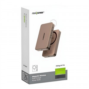 RealPower R Mag Slim 20W PD 5000 MAh Magsafe Powerbank (Çöl) NT-116669