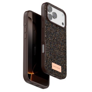 Nettech Apple iPhone 17 Pro Max Uyumlu Simli Arka Koruma Kılıf (Gold) NT-116799