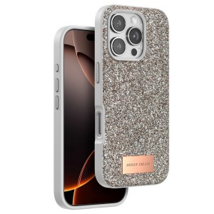 Nettech Apple iPhone 16 Pro Uyumlu Simli Arka Koruma Kılıf (Çöl) NT-116796