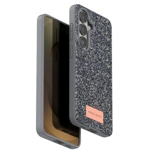 Nettech Samsung Galaxy S26 Plus Uyumlu Simli Arka Koruma Kılıf (Gümüş) NT-116809