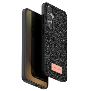 Nettech Samsung Galaxy S26 Plus Uyumlu Simli Arka Koruma Kılıf (Siyah) NT-116808