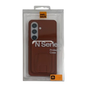 Nettech Samsung Galaxy S26 Uyumlu NT-N087 Kartlık Nano Arka Koruma Kılıf (Kahverengi) NT-116970