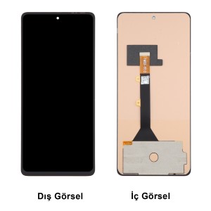 Teknonet Tecno Camon 20 Uyumlu Oled Lcd+Dokunmatik (Siyah) NT-117011