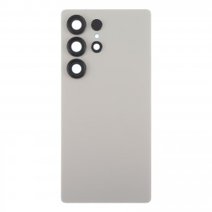 Teknonet Samsung Galaxy S25 Ultra Uyumlu Kamera Camlı Batarya Kapağı (Natural) NT-117793