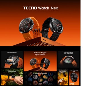 Tecno Watch Neo WN01 Akıllı Saat (Siyah) NT-117915