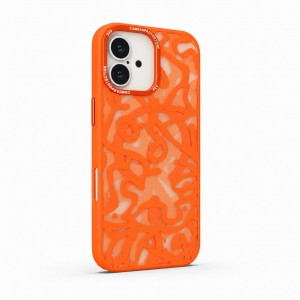 Nettech Apple iPhone 17 Uyumlu NT-N111 Arka Koruma Kılıf (Turuncu) NT-117200