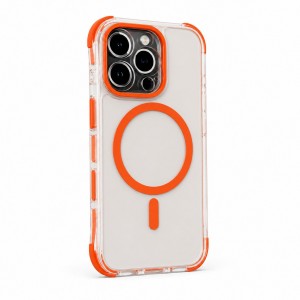 Nettech Apple iPhone 16 Pro Uyumlu NT-N109 Arka Koruma Kılıf (Turuncu) NT-117185