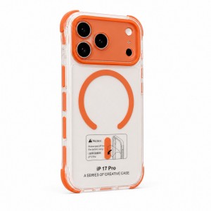 Nettech Apple iPhone 17 Pro Uyumlu NT-N109 Arka Koruma Kılıf (Kozmik Turuncu) NT-117177