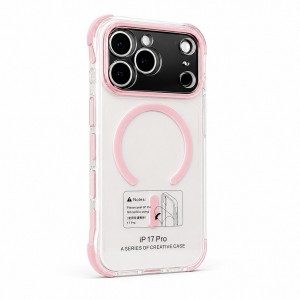 Nettech Apple iPhone 17 Pro Uyumlu NT-N109 Arka Koruma Kılıf (Pembe) NT-117180