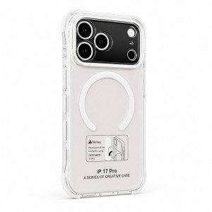 Nettech Apple iPhone 17 Pro Max Uyumlu NT-N109 Arka Koruma Kılıf (Beyaz) NT-117183