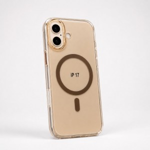 Nettech Apple iPhone 17 Uyumlu NT-N096 Arka Koruma Kılıf (Gold) NT-117254