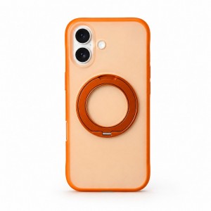 Nettech Apple iPhone 16 Uyumlu NT-N122 Airbag Arka Koruma Kılıf (Turuncu) NT-117676