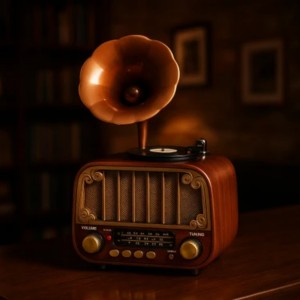 MEİER MD-1318BT Nostalji Radyo Kablosuz Hoparlör - Speaker (Kahverengi) NT-118010