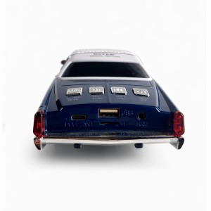 Wster WS-1966 Car Speaker Kablosuz Hoparlör - Speaker (Lacivert) NT-118006