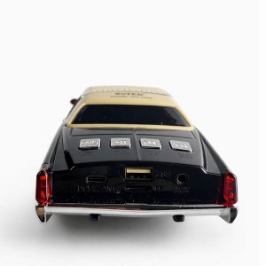 Wster WS-1966 Car Speaker Kablosuz Hoparlör - Speaker (Siyah) NT-118004