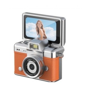Castu LK-027 Mini Flip Dijital Kamera Aksiyon Kamera (Turuncu) NT-118028