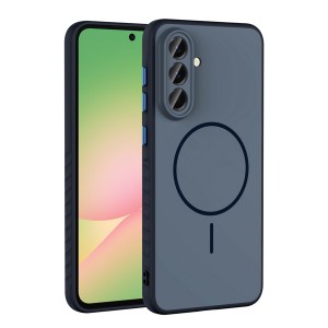 Nettech Samsung Galaxy A56 Uyumlu Moon Seri Arka Koruma Kılıf (Mavi) NT-118073