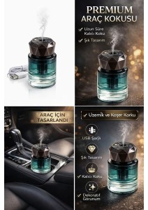 Castu CZ02 Şarj Edilebilir Araç İçi Koku Makinesi (Gri) NT-118033