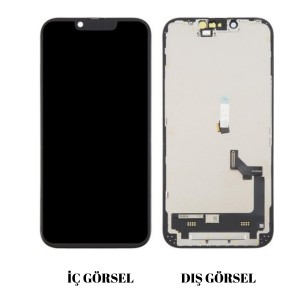 Teknonet Apple iPhone 16E Uyumlu GX Oled Lcd+Dokunmatik+Çıtalı (Siyah) NT-118081