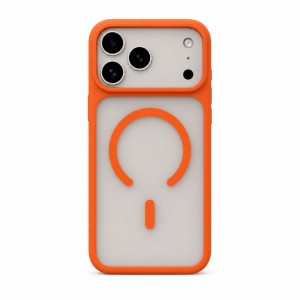 Nettech Apple iPhone 17 Pro Uyumlu NT-N110 Arka Koruma Kılıf (Kozmik Turuncu) NT-117189